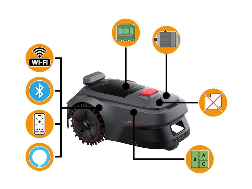 MOVA ViAX 500 - Robot cortacésped - Sin instalación - Con caseta - Imagen 2