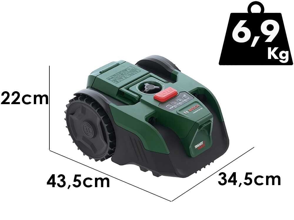 Bosch VISIMOW18V-100 - Robot cortacésped - Sin instalación - BATERÍA Y CARGADOR NO ESTÁN INCLUIDOS - Imagen 3