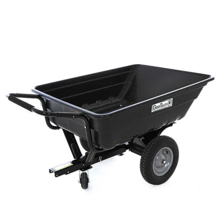 Remolque para tractor cortacésped GeoTech TC3080PL - remolque con cuba de plástico - 121x93(h 29 cm)