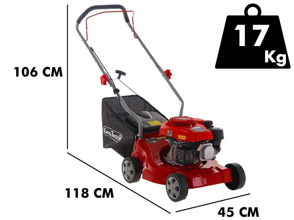 Cortacésped de gasolina GeoTech P40-130B EVO con motor GeoTech de 132 cc - Imagen 3