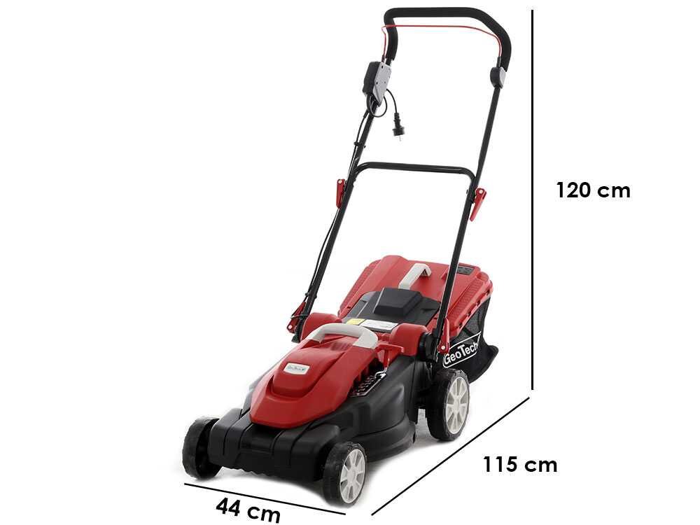 GeoTech TTD 430 B-MW - Cortacésped eléctrico - 2000 W - Corte de 43 cm - Imagen 2