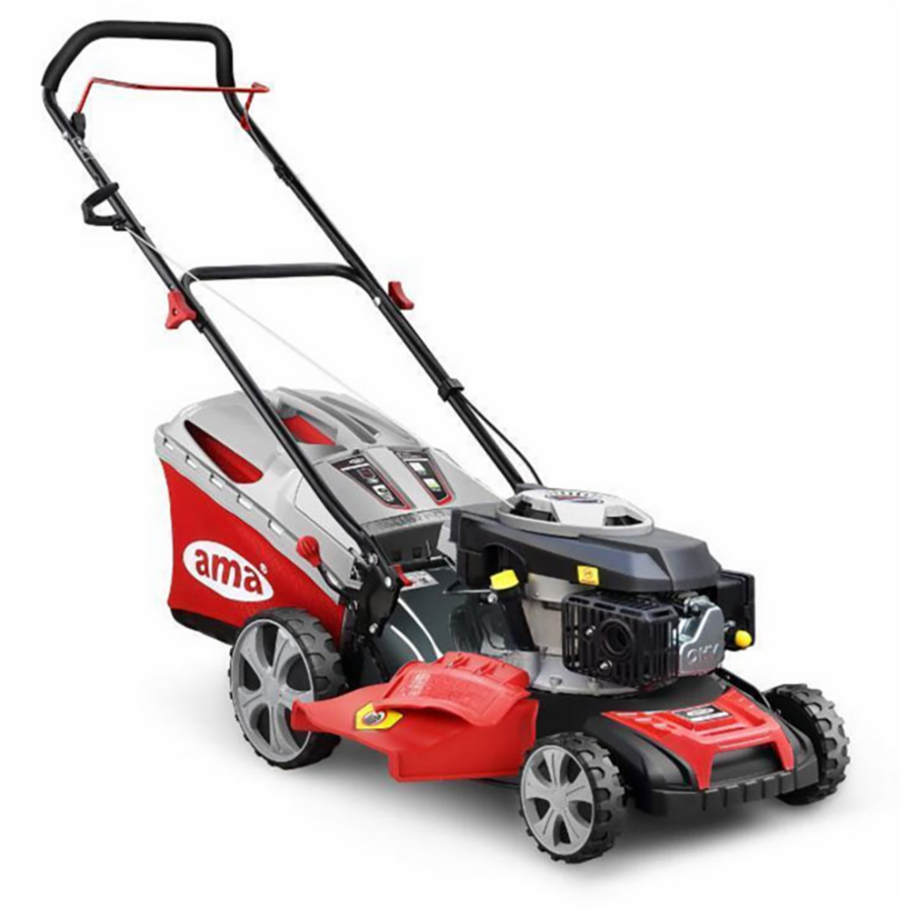Cortacésped de empuje Ama NRS 465T 4en1: cesto, mulching, salida trasera y salida lateral