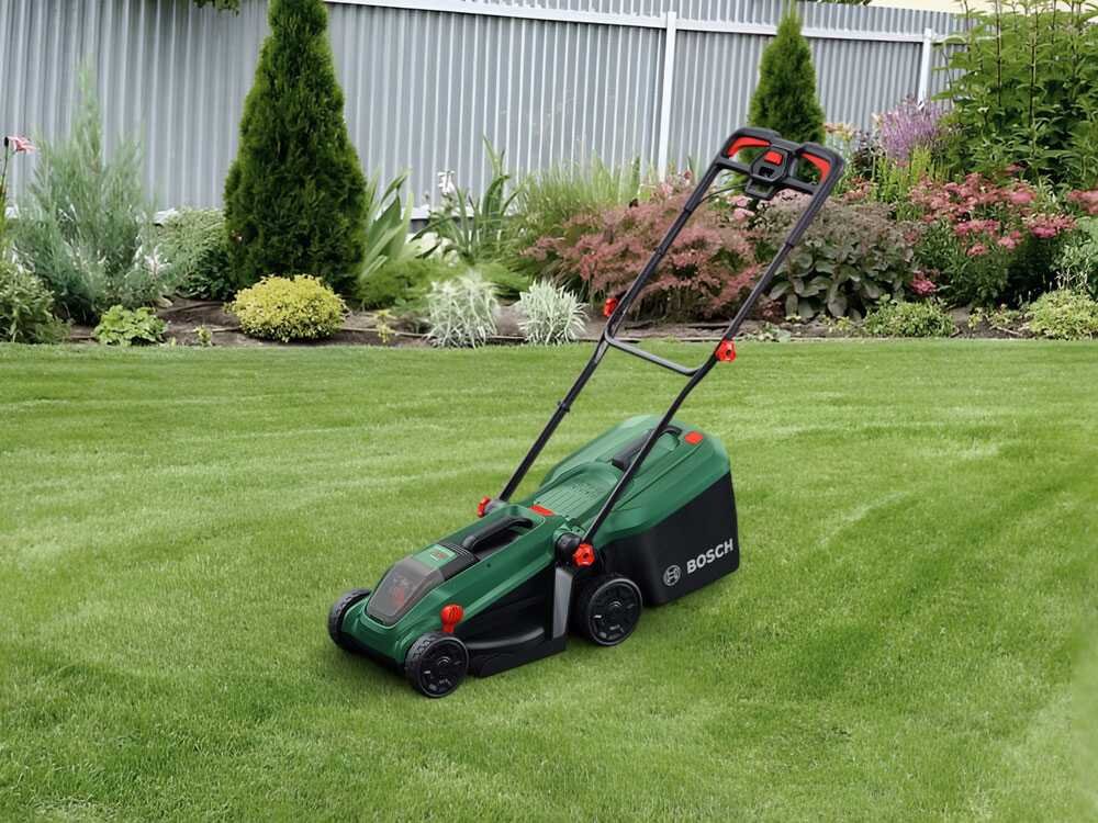 Bosch Rotak18V-32 - Cortacésped de batería - Corte de 32 cm - BATERÍA Y CARGADOR NO ESTÁN INCLUIDOS - Imagen 2