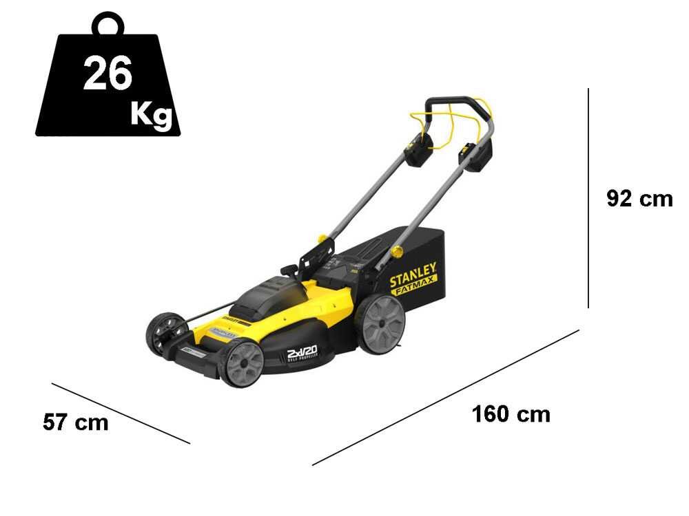 Stanley SFMCMWS251M-QW - Cortacésped de batería 36V - BATERÍA Y CARGADOR NO INCLUIDOS - Imagen 2