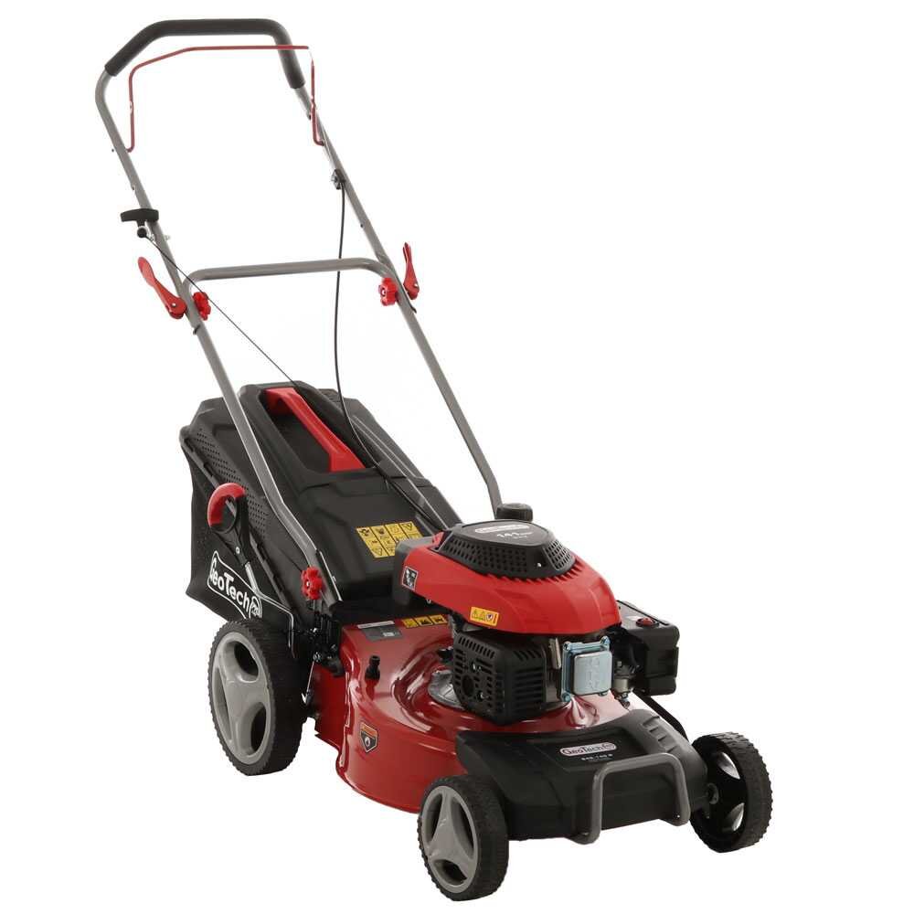 Cortacésped de gasolina GeoTech Pro S46-140B con motor GeoTech de 141cc