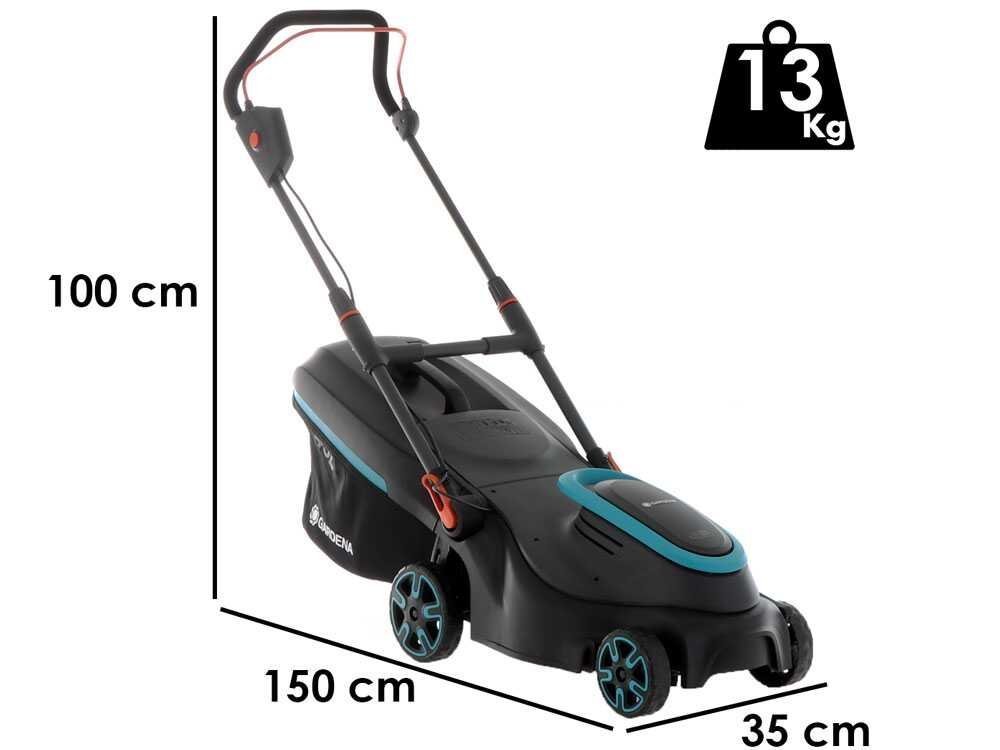 Gardena PowerMax 37/36V P4A - Cortacésped de batería - 36V/4 Ah - Corte 37 cm - Imagen 3
