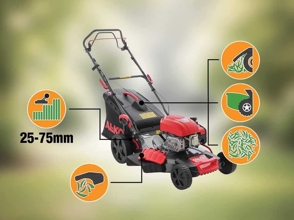 Al-Ko Easy 5.16 SP-D - Cortacésped de gasolina autopropulsado - 4 en 1 - Motor AL-KO Tech 7500 de 171 cc - Imagen 5