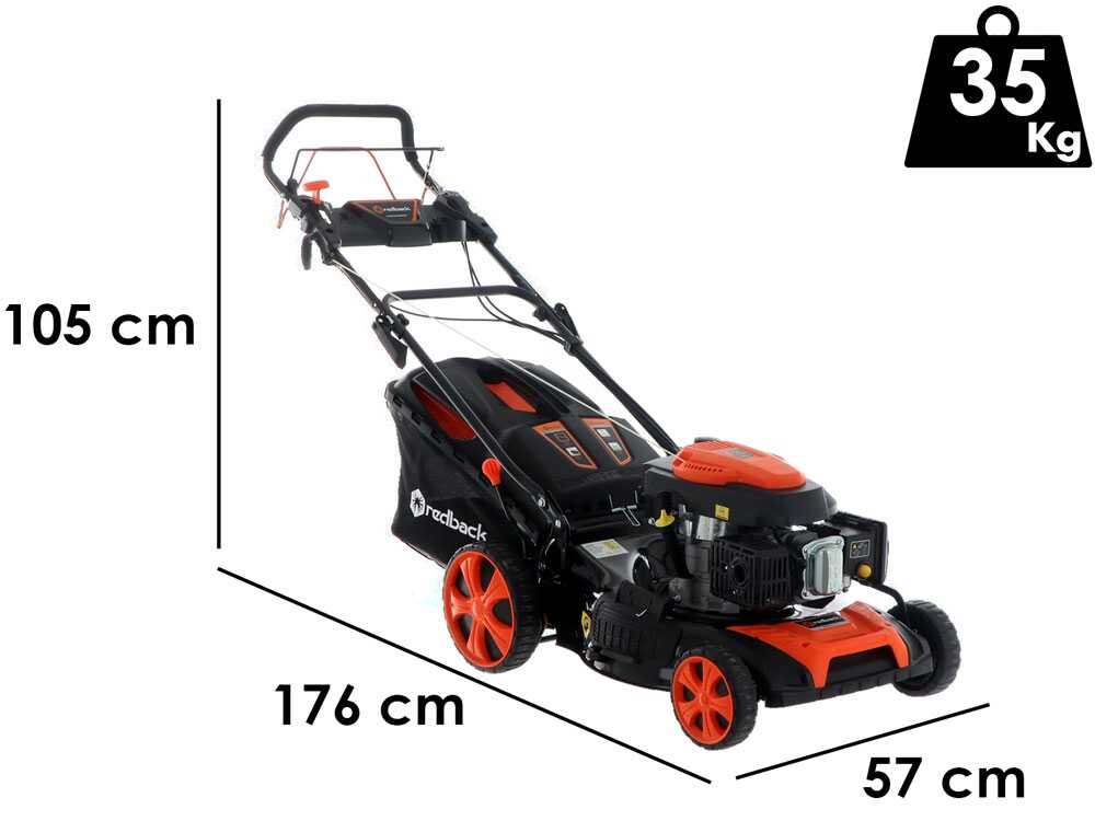 Cortacésped autopropulsado Redback S511 VHY-K - 4 en 1 - Corte de 50 cm - Imagen 3
