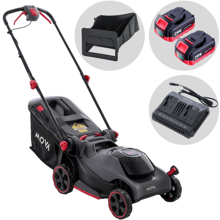 MOVA GL417 - Cortacésped de batería - 40V 4Ah - Ancho de corte 43 cm