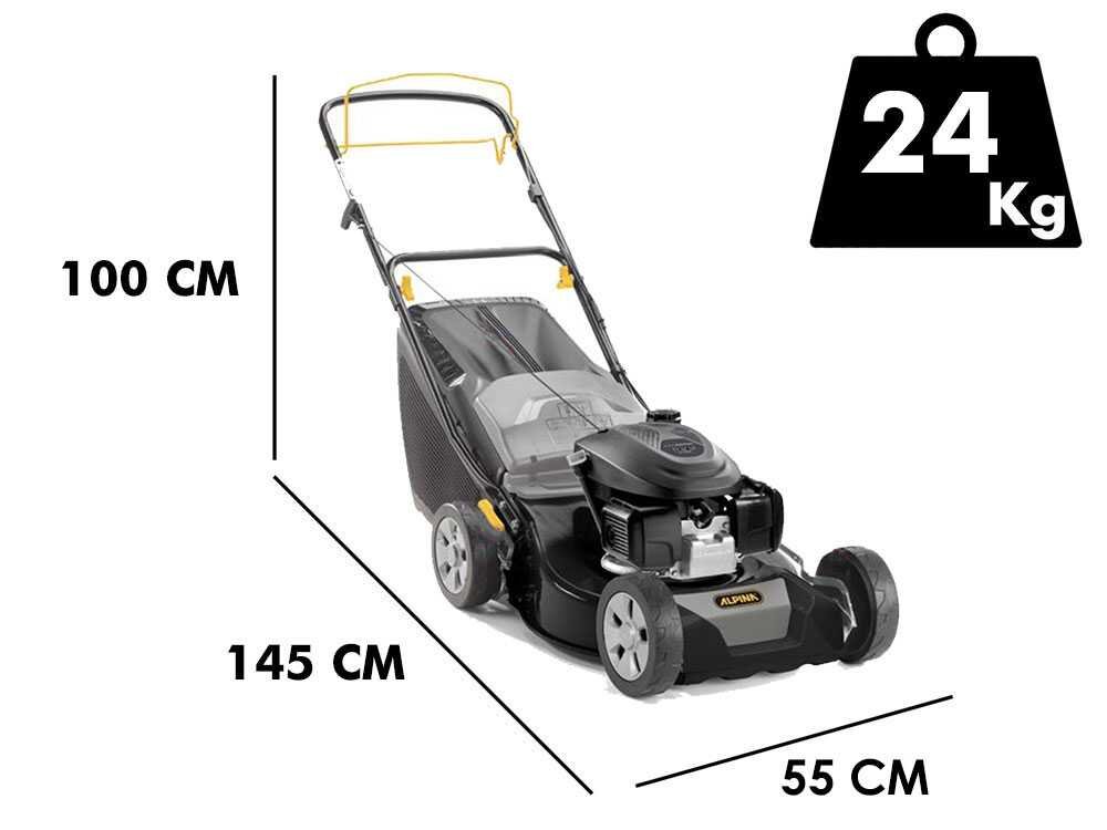 Cortacésped autopropulsado Alpina AL4 46 SH con motor de gasolina HONDA GCVx145 de 145 cc - Imagen 3