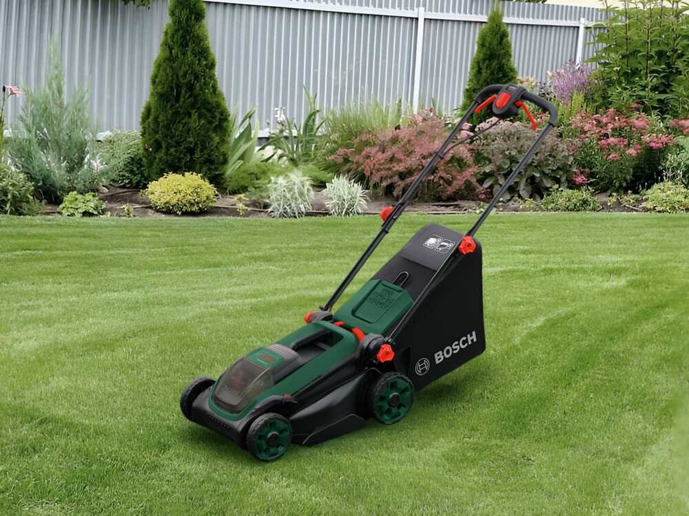 Bosch Rotak18V2-38 - Cortacésped de batería - Corte de 38 cm - BATERÍA Y CARGADOR NO ESTÁN INCLUIDOS - Imagen 4