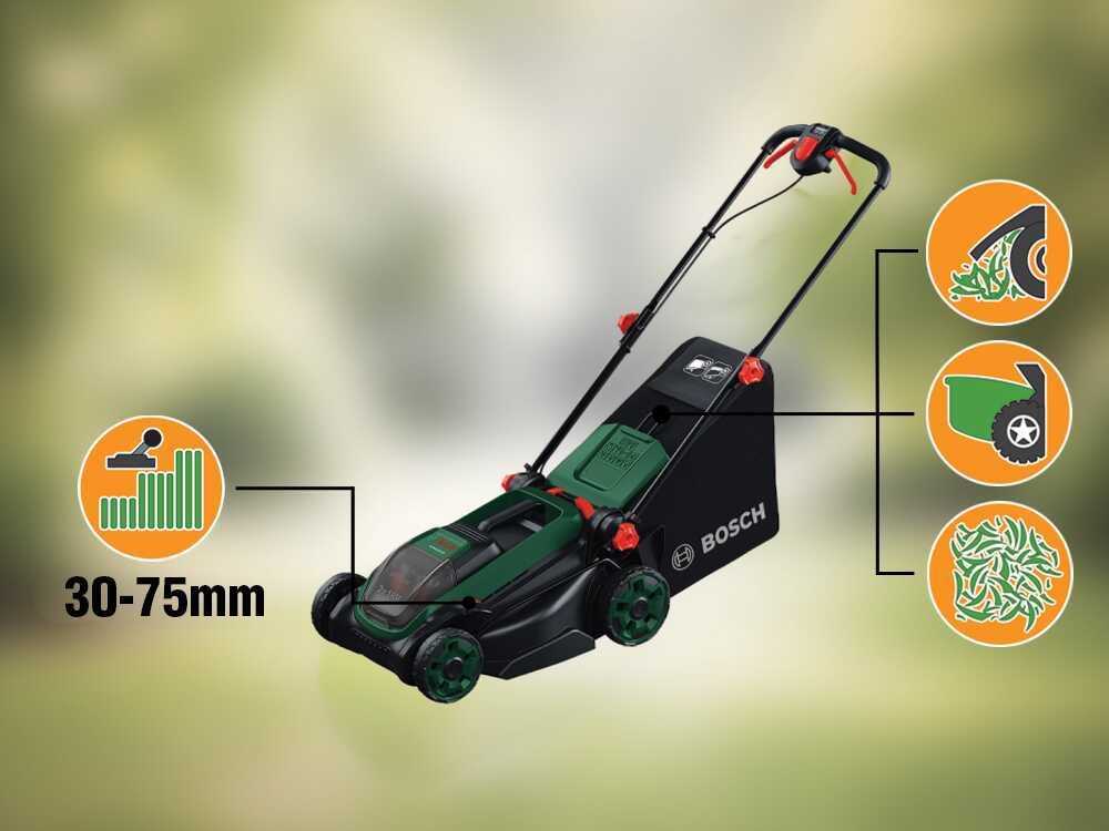 Bosch Rotak18V2-38 - Cortacésped de batería - Corte de 38 cm - BATERÍA Y CARGADOR NO ESTÁN INCLUIDOS - Imagen 5