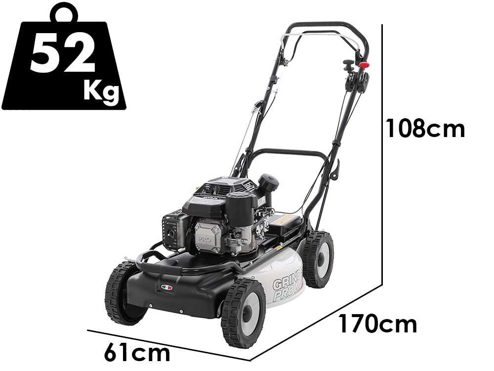 Marina Systems GRINDER Pro Max 60 VV - Cortacésped de gasolina autopropulsado - Motor Kohler CV224 - Imagen 3