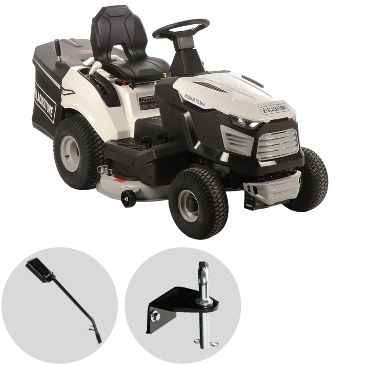 Blackstone FALCON 98-170 RM-H - Tractor cortacésped con cambio hidrostático - Recogedor - Mulching