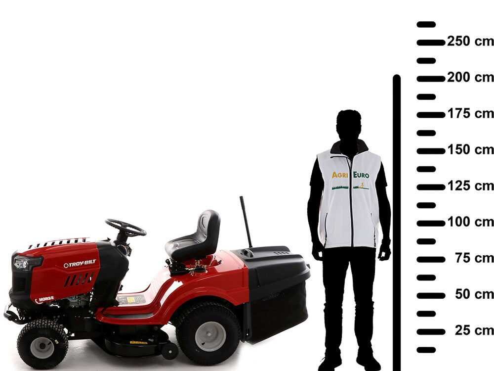 Tractor cortacésped Troy Bilt Horse 105T-R - cambio hidrostático - recogedor - Imagen 4