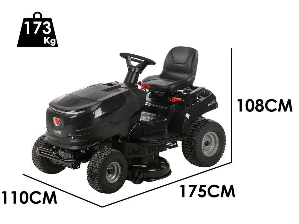 AL-KO Easy 13-92.6 CS-A - Tractor cortacésped - Transmisión continua CVT - Salida lateral - Imagen 4