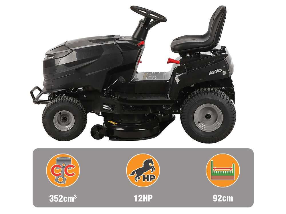 AL-KO Easy 13-92.6 CS-A - Tractor cortacésped - Transmisión continua CVT - Salida lateral - Imagen 5