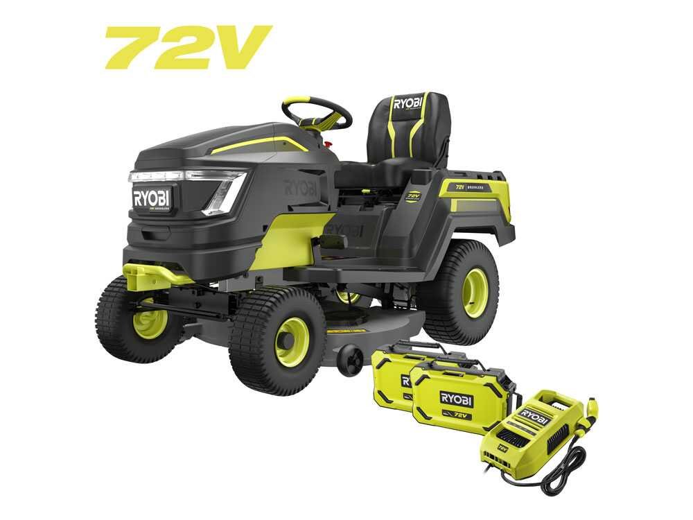 RYOBI RY72TMX107-210 - Tractor cortacésped de batería - 72V / 2x10Ah - Imagen 5
