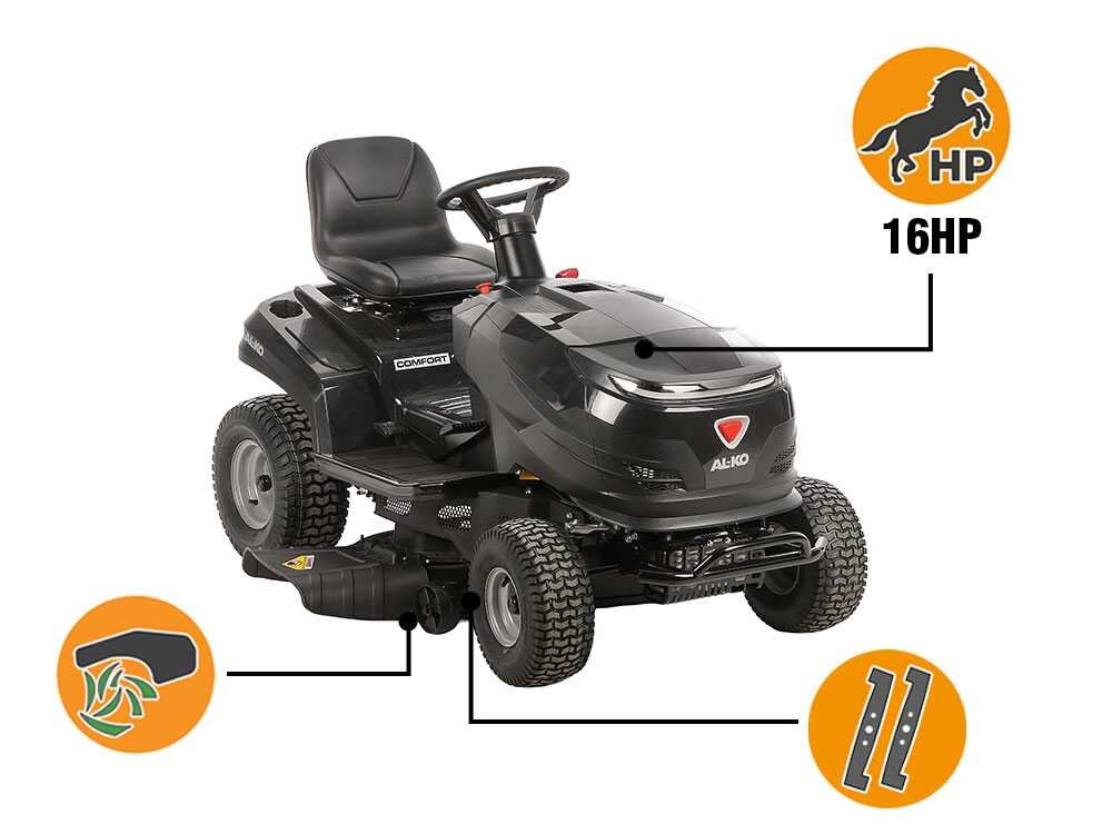 AL-KO Comfort 14-92.6 HDS-A - Tractor cortacésped - Cambio hidrostático - Salida lateral - Imagen 4