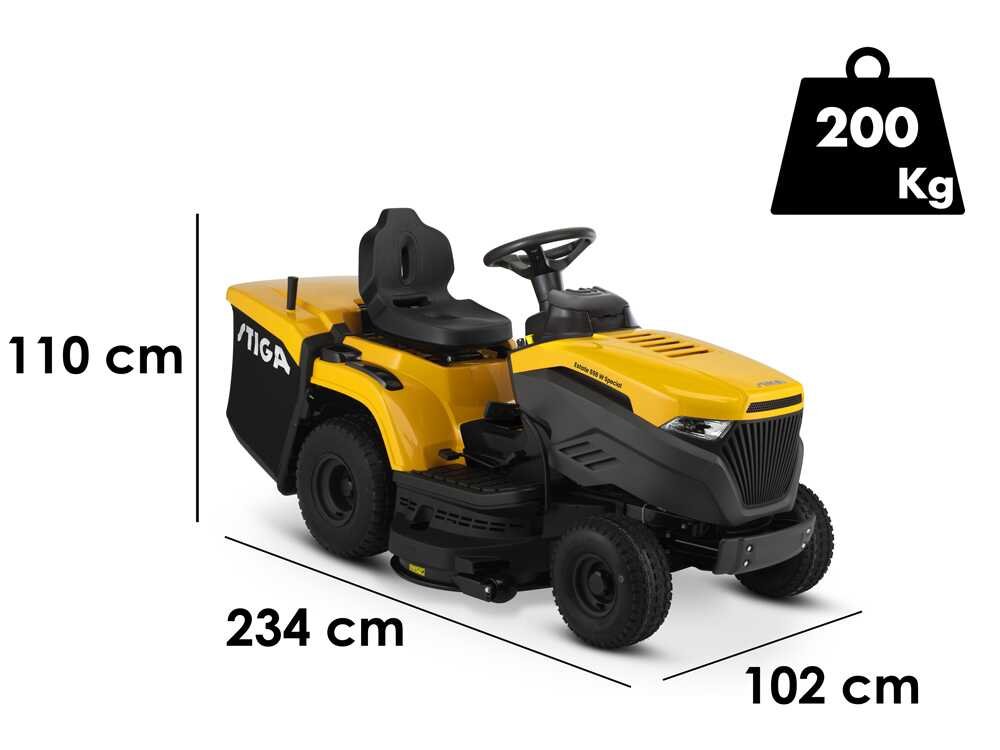 Stiga Estate 598 W Special - Tractor cortacésped - Motor Honda GCV 530 - Imagen 3